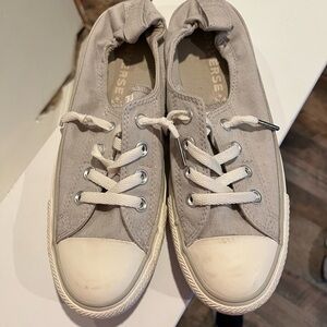 Converse Gray Canvas Sneakers